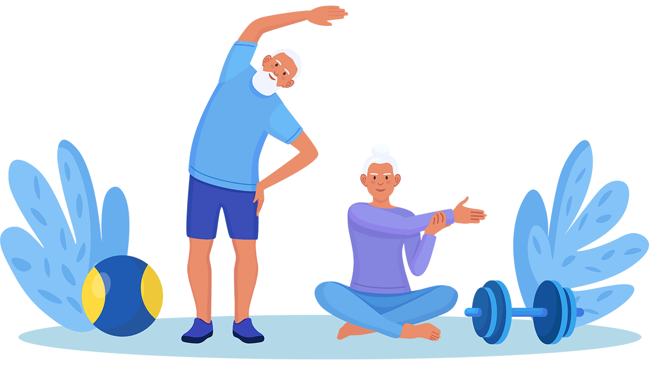 seniors-stretch Orion's Fitness